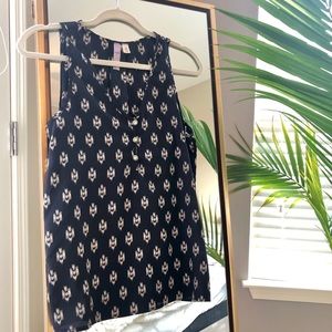 Alya navy tank top